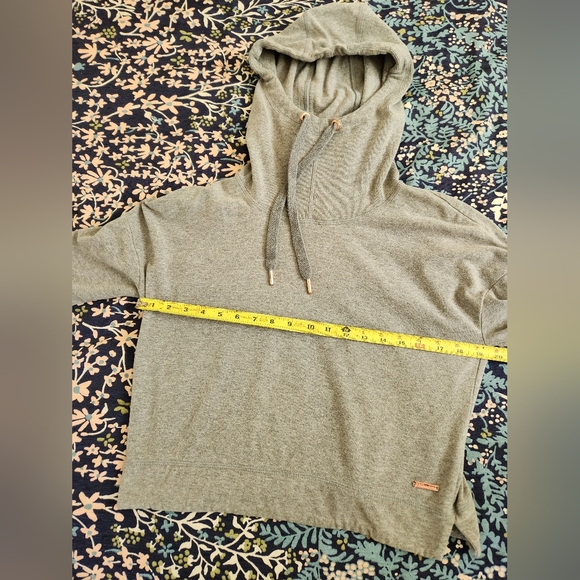 *Sweaty Betty ❤️ Escape Luxe Cropped Gray Hoody, Rose Gold Details XS - Picture 11 of 12